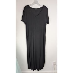 Huskary Wmns maxi  dress with slits Sz M Cover up Bust 39"Length54".Pockets NWOT